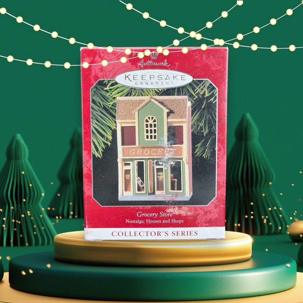 Hallmark "Grocery Store" Christmas Ornament 1998 #15 Collector’s Series EUC